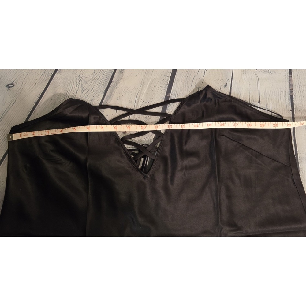 2 Piece Fredericks of Hollywood, Satin Lattice PJ Set, Cami And Bottoms‎ 3X NEW - Picture 5 of 10